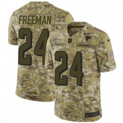 Men Nike Atlanta Falcons 24 Devonta Freeman Limited Camo 2018 Salute to Service NFL Jersey