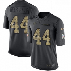 Men Nike Atlanta Falcons 44 Vic Beasley Limited Black 2016 Salute to Service NFL Jersey