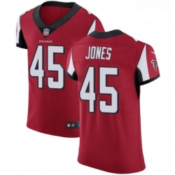 Men Nike Atlanta Falcons 45 Deion Jones Red Team Color Vapor Untouchable Elite Player NFL Jersey