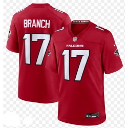 Men's Atlanta Falcons Zachariah Branch #17 Nike Red F U S E Stitched NFL Jersey