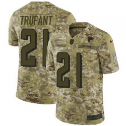 Nike Falcons #21 Desmond Trufant Camo Mens Stitched NFL Limited 2018 Salute To Service Jersey