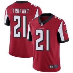 Nike Falcons #21 Desmond Trufant Red Team Color Mens Stitched NFL Vapor Untouchable Limited Jersey