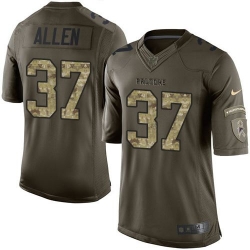 Nike Falcons #37 Ricardo Allen Green Mens Stitched NFL Limited Salute To Service Jersey