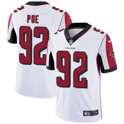 Nike Falcons #92 Dontari Poe White Mens Stitched NFL Vapor Untouchable Limited Jersey