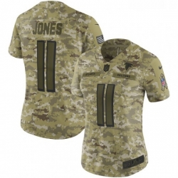 Womens Nike Atlanta Falcons 11 Julio Jones Limited Camo 2018 Salute to Service NFL Jersey