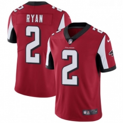 Youth Nike Atlanta Falcons 2 Matt Ryan Red Team Color Vapor Untouchable Limited Player NFL Jersey