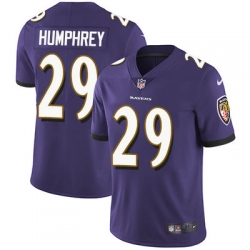 Nike Ravens #29 Marlon Humphrey Purple Team Color Mens Stitched NFL Vapor Untouchable Limited Jersey