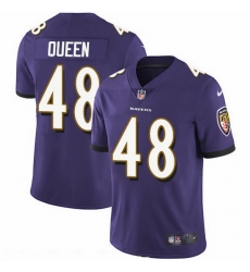 Nike Ravens 48 Patrick Queen Purple Team Color Men Stitched NFL Vapor Untouchable Limited Jersey