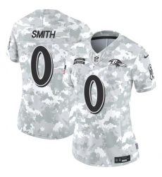 Women Baltimore Ravens 0 Roquan Smith 2024 F U S E Arctic Camo Salute To Service Limited Stitched Football Jersey