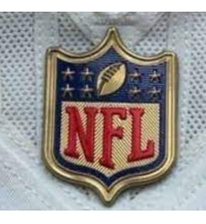 Women Baltimore Ravens Gold NFL Logo Patch Biaog