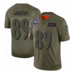 Womens Baltimore Ravens 89 Mark Andrews Limited Camo 2019 Salute to Service Football Jersey