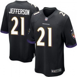 Nike Ravens #21 Tony Jefferson Black Alternate Youth Stitched NFL New Elite Jersey