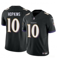 Youth Baltimore Ravens 10 DeAndre Hopkins Black 2025 F U S E Vapor Limited Football Jersey
