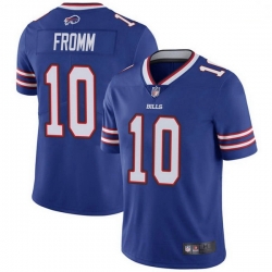 Men Buffalo Bills 10 Jake Fromm Blue Limited Vapor Limited Untouchable Jersey