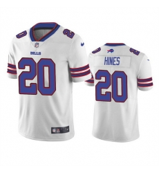 Men Buffalo Bills 20 Nyheim Hines White Vapor Untouchable Limited Stitched Jersey