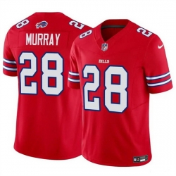 Men Buffalo Bills 28 Latavius Murray Red 2023 F U S E  Vapor Untouchable Limited Stitched Football Jersey