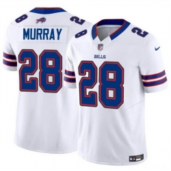 Men Buffalo Bills 28 Latavius Murray White 2023 F U S E  Vapor Untouchable Limited Stitched Football Jersey