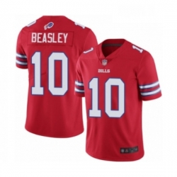 Mens Buffalo Bills 10 Cole Beasley Limited Red Rush Vapor Untouchable Football Jersey