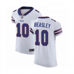 Mens Buffalo Bills 10 Cole Beasley White Vapor Untouchable Elite Player Football Jersey