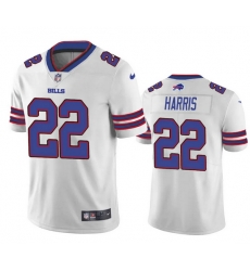 Men's Buffalo Bills #22 Damien Harris White Vapor Untouchable Limited Stitched Jersey