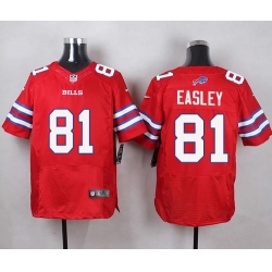 Nike Bills #81 Marcus Easley Red Mens Stitched NFL Elite Rush Jersey