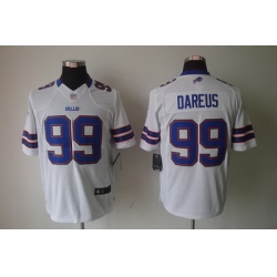 Nike Bills #99 Marcell Dareus White Mens Stitched NFL Vapor Untouchable Limited Jersey