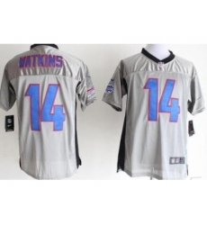 Nike Buffalo Bills 14 Sammy Watkins Grey Elite Shadow NFL Jersey