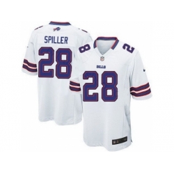 Nike Buffalo Bills 28 C.J. Spiller White Game NFL Jersey