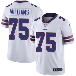 Nike Buffalo Bills 75 Daryl Williams White Men Stitched NFL Vapor Untouchable Limited Jersey