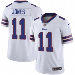 Youth Nike Buffalo Bills 11 Zay Jones Elite White NFL Jersey