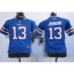 Youth Nike Buffalo Bills 13# Steve Johnson Nike NFL Jerseys