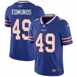 Youth Nike Buffalo Bills 49 Tremaine Edmunds Royal Blue Team Color Vapor Untouchable Elite Player NFL Jersey