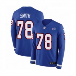 Youth Nike Buffalo Bills 78 Bruce Smith Limited Royal Blue Therma Long Sleeve NFL Jersey