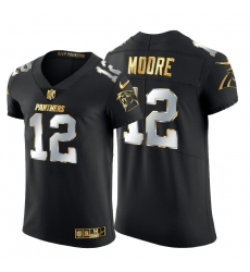 Carolina Panthers 12 DJ Moore Men Nike Black Edition Vapor Untouchable Elite NFL Jersey