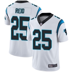 Mens Carolina Panthers 25 Eric Reid Limited White Vapor Untouchable Jersey