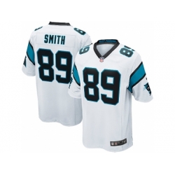 Nike Carolina Panthers 89 Steve Smith Game White NFL Jersey