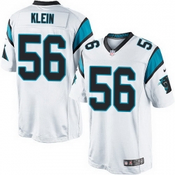 Nike Panthers #56 A.J. Klein White Team Color Mens Stitched NFL Elite Jersey