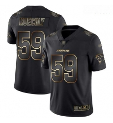 Panthers 59 Luke Kuechly Black Gold Men Stitched Football Vapor Untouchable Limited Jersey