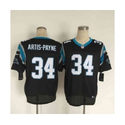 nike nfl jerseys carolina panthers 54 artis-payne black[Elite][artis-payne]