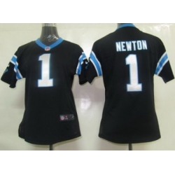 Women Nike Carolina Panthers 1# Newton Jersey