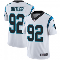 Nike Panthers #92 Vernon Butler White Youth Stitched NFL Vapor Untouchable Limited Jersey