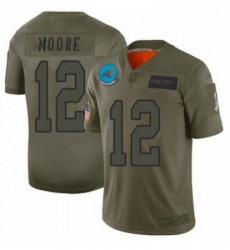 Youth Carolina Panthers 12 DJ Moore Limited Camo 2019 Salute to Service Football Jersey