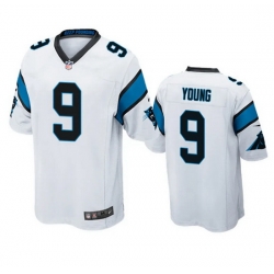 Youth Carolina Panthers 9 Bryce Young White 2023 Draft Stitched Game Jersey