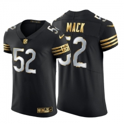 Chicago Bears 52 Khalil Mack Men Nike Black Edition Vapor Untouchable Elite NFL Jersey