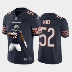 Chicago Bears 52 Khalil Mack Men Nike Player Signature Moves 2 Vapor Limited NFL Jersey Navy Blue