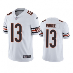 Men Chicago Bears 13 Byron Pringle White Vapor Untouchable Limited Stitched Football Jersey