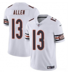Men Chicago Bears 13 Keenan Allen White Vapor Stitched Football Jersey