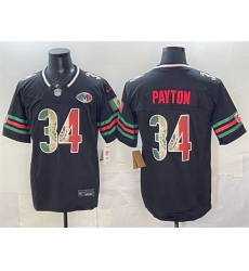 Men Chicago Bears 34 Walter Payton Black Mexico F U S E With VMH Patch Stitched Football Jersey Men Chicago Bears 34 Walter Payton Black Mexico F U S E With VMH Patch Stitched Football Jersey