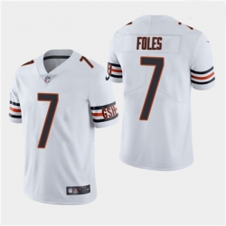 Men Chicago Bears  7 Nick Foles Vapor Untouchable Limited White Jersey