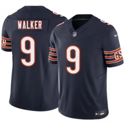 Men Chicago Bears  9 Jahdae Walker Navy 2026 F U S E  Vapor Untouchable Limited Stitched Football Jersey